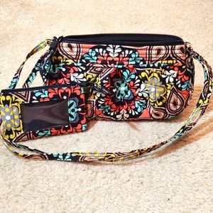 Vera Bradley small purse with matching ID carrier